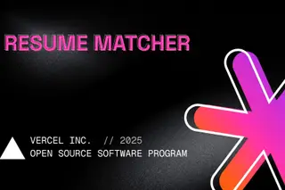 Resume Matcher joins the Vercel OSS Summer 2025 Program